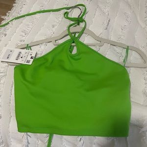 ZARA halter crop top